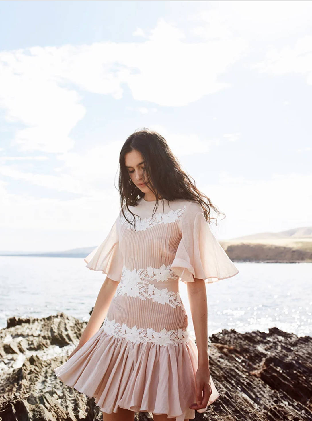 KEEPSAKE THE LABEL / "All Mine Mini Dress" / soft pink / L / new with tags (3926311915740220765)