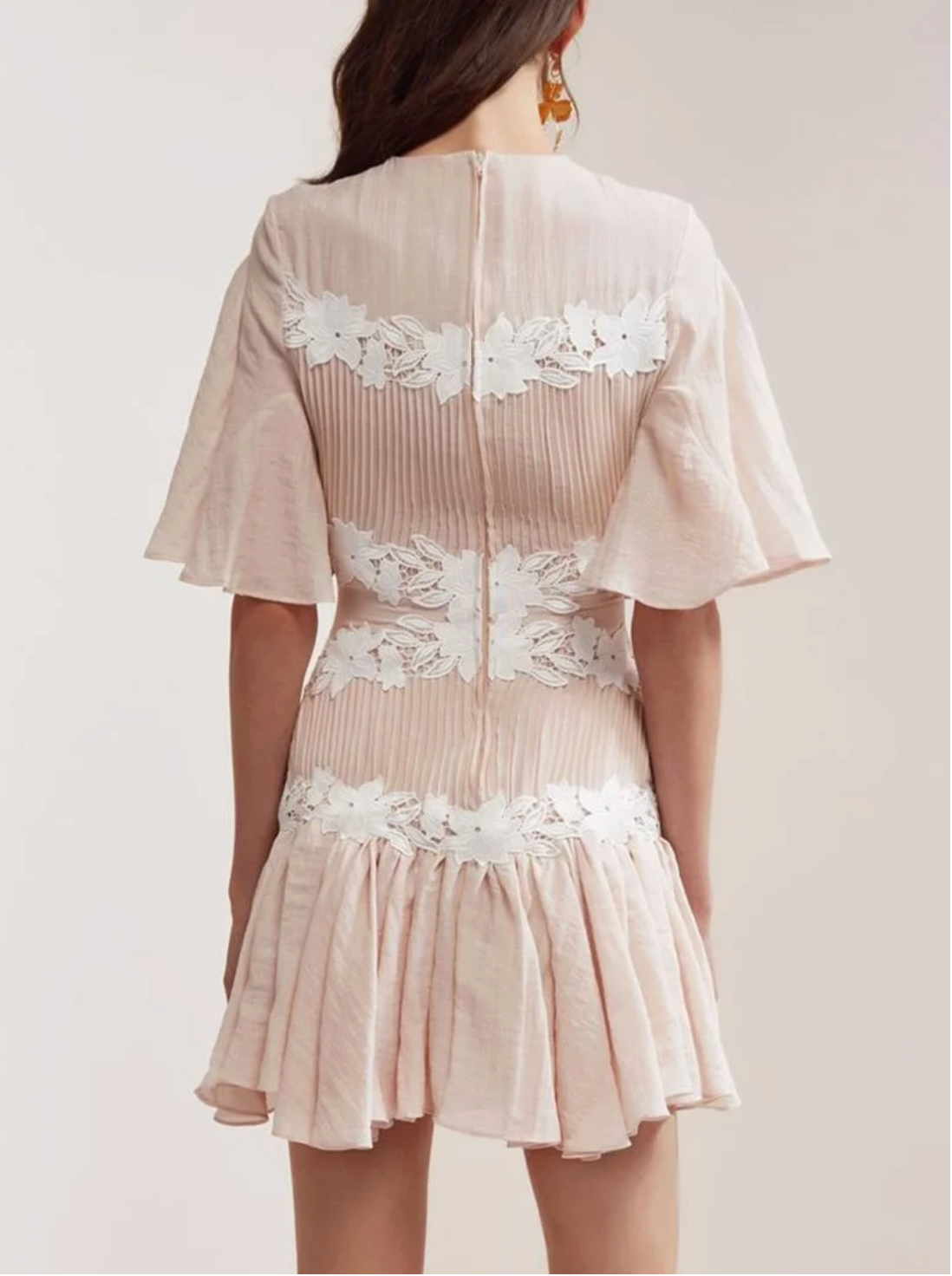 KEEPSAKE THE LABEL / "All Mine Mini Dress" / soft pink / L / new with tags (3926311929555054208)