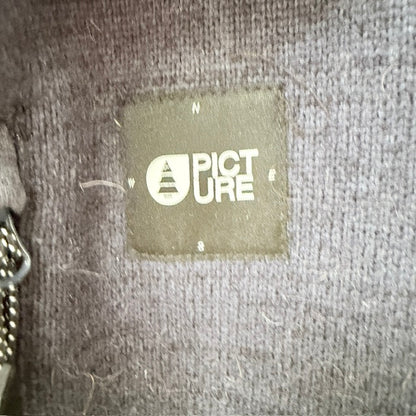 PICTURE ORGANIC CLOTHING / blue green colorblocked zip fleece jacket / XXL (3926417256321611655)