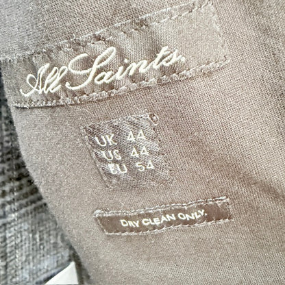 ALL SAINTS / grey wool "Rushmore Blazer" / XL (3926417272691447923)