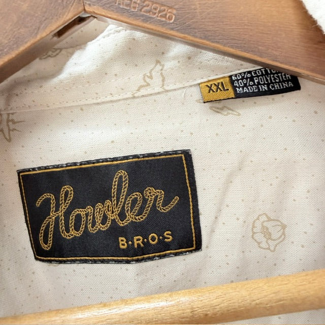 HOWLER BROS / western style domed short sleeved shirt / XXL (3926417309970702058)