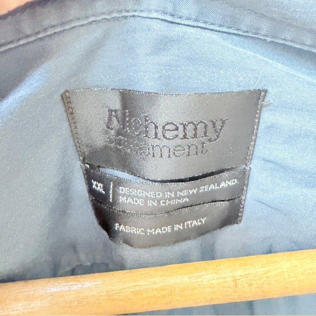ALCHEMY EQUIPMENT / light grey long sleeve utility shirt / XXL (3926417350156886678)
