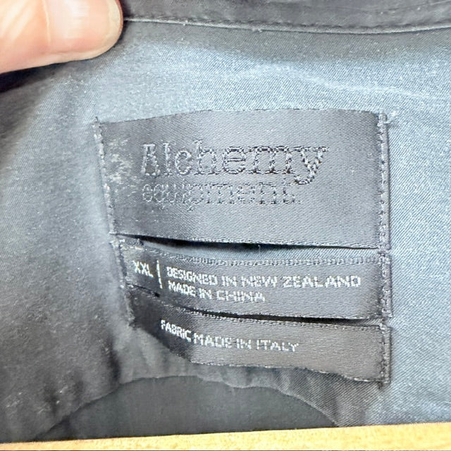 ALCHEMY EQUIPMENT / muted grey long sleeve utility shirt / XXL (3926417360322976904)
