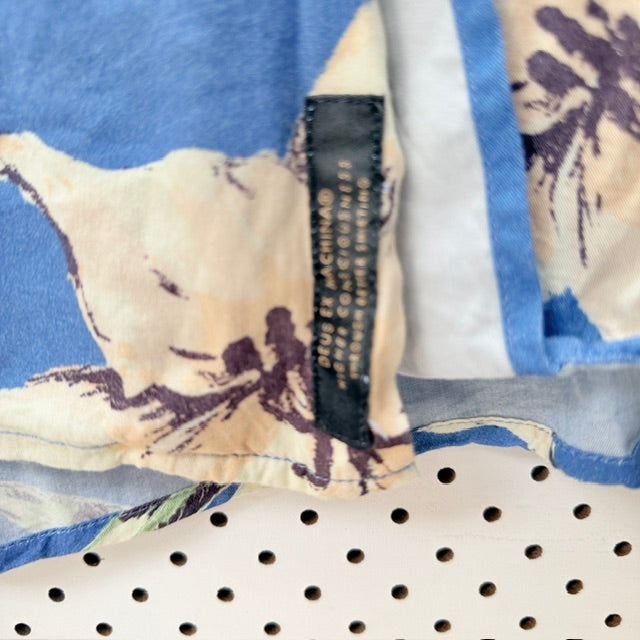 DEUS EX MACHINA /  floral "Havana" short sleeve shirt / Size XXL (3926417385457044506)