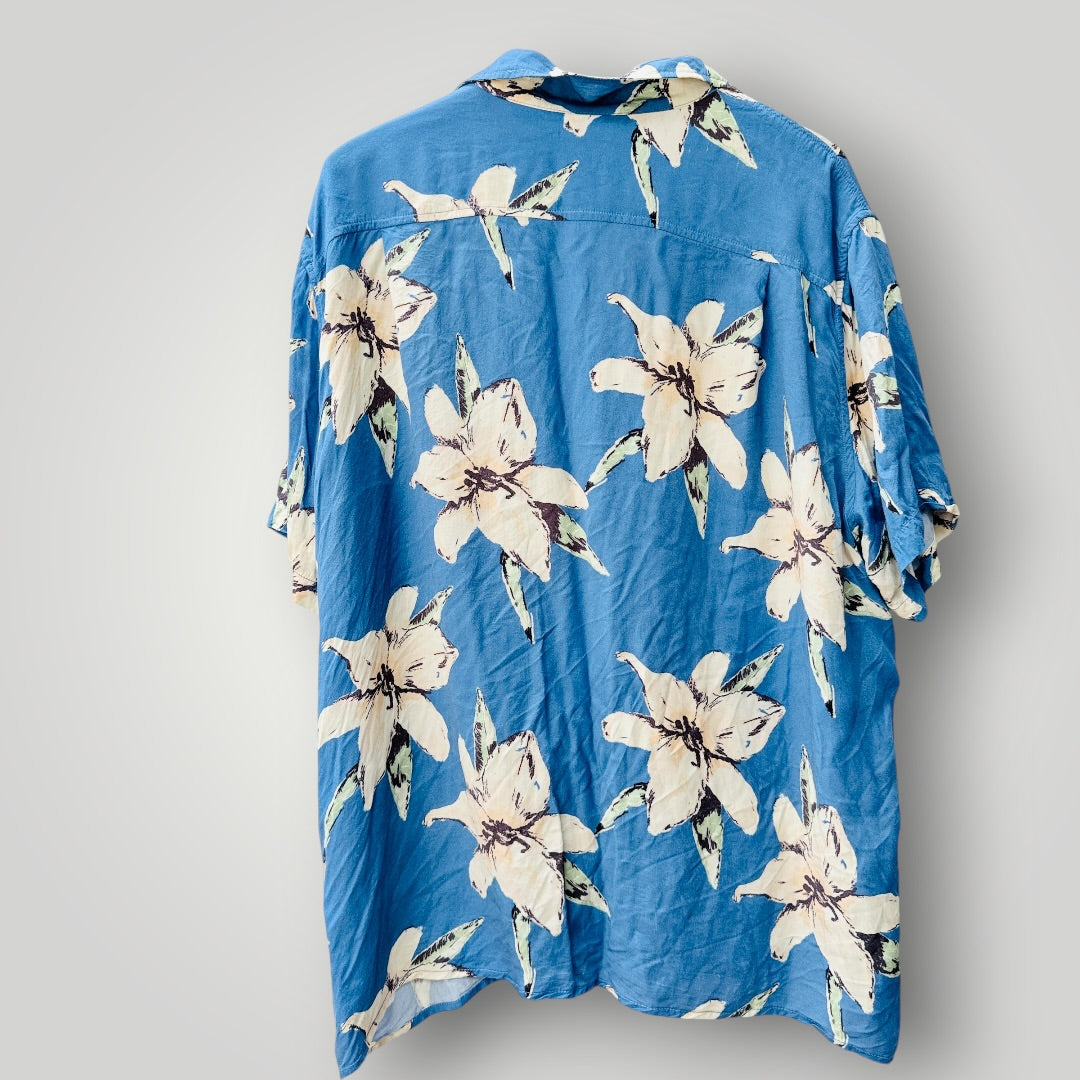 DEUS EX MACHINA /  floral "Havana" short sleeve shirt / Size XXL (3926418147320496300)