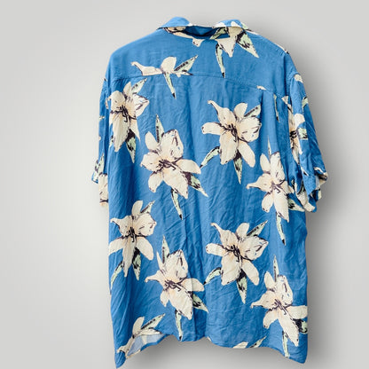 DEUS EX MACHINA /  floral "Havana" short sleeve shirt / Size XXL (3926418147320496300)