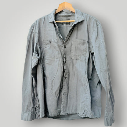 ALCHEMY EQUIPMENT / muted grey long sleeve utility shirt / XXL (3926418154734845545)
