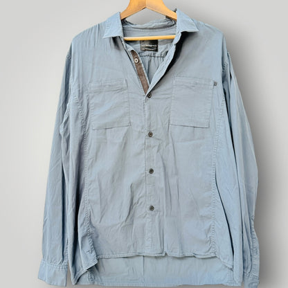 ALCHEMY EQUIPMENT / light grey long sleeve utility shirt / XXL (3926418160153642340)