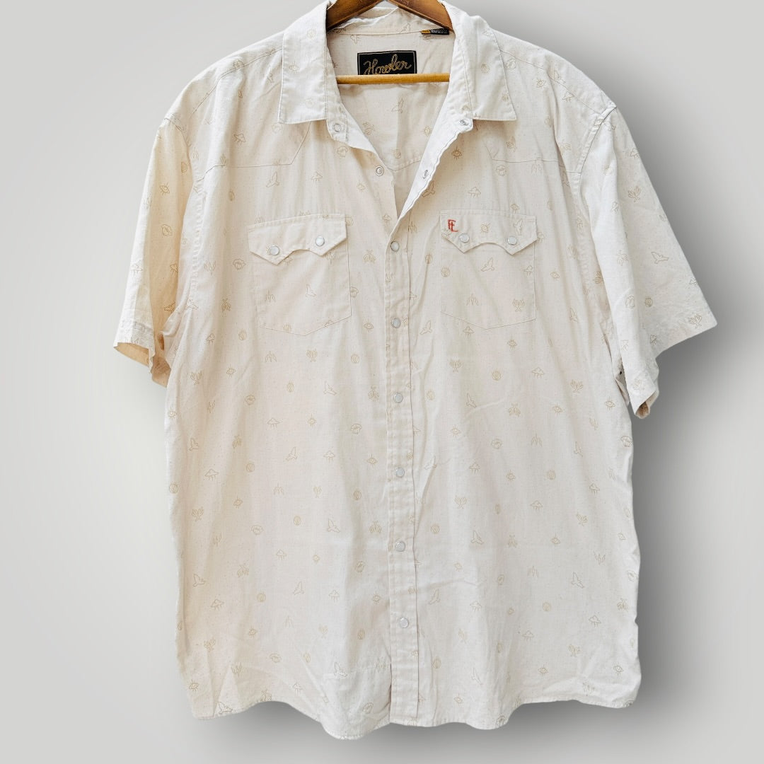 HOWLER BROS / western style domed short sleeved shirt / XXL (3926418179745533631)