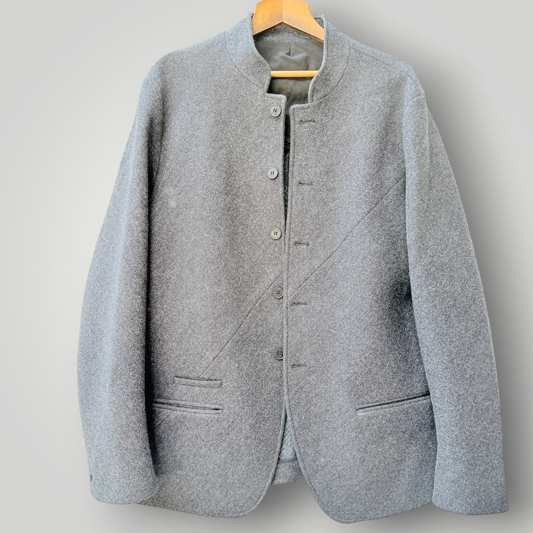 ALL SAINTS / grey wool "Rushmore Blazer" / XL (3926418192905801875)