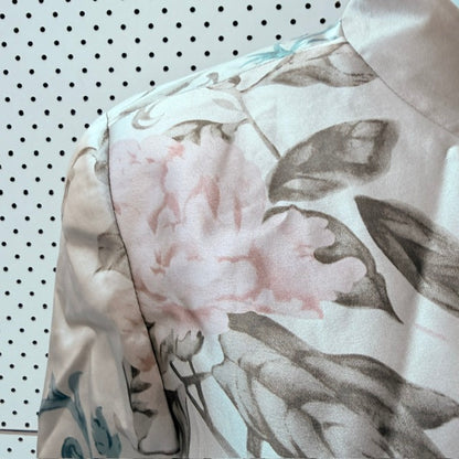 y2k aussie vintage / CARLA ZAMPATTI / patterned silk blazer / 12 (3926740635879710671)
