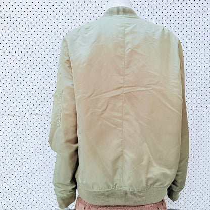 NEUW / olive green flight bomber jacket / M (3926740669468581956)