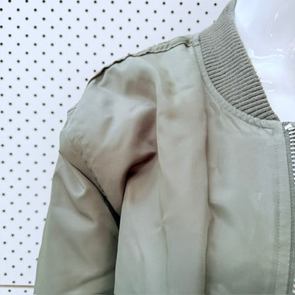 NEUW / olive green flight bomber jacket / M (3926740671415142692)