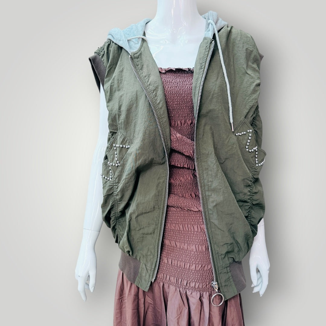 SHANG JIIM / sleeveless jacket / S (3926740752875219032)