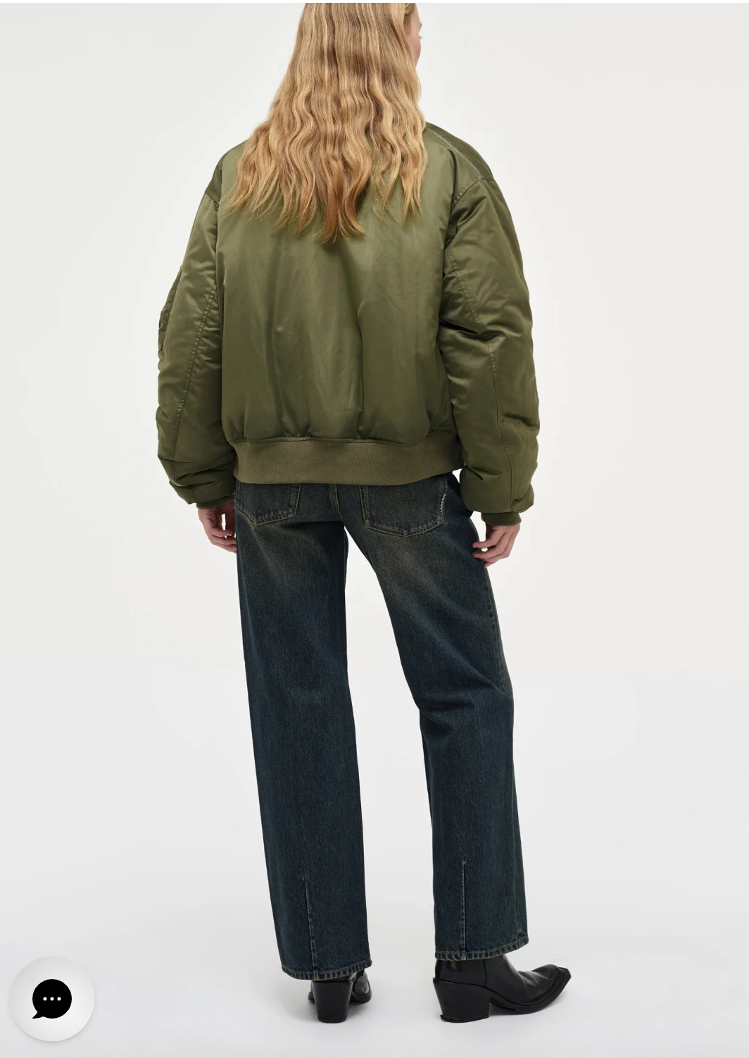 NEUW / olive green flight bomber jacket / M (3926743156308298328)