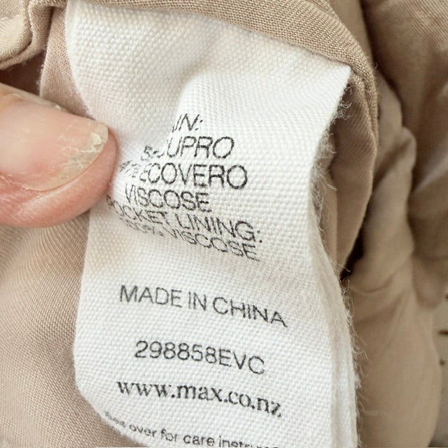 MAX / taupe silky drawstring wide-leg lounge pants / 14 (3926756802761062315)