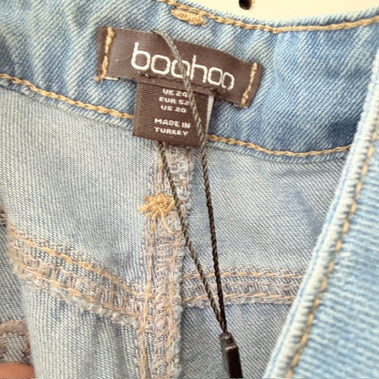 BOOHOO / blue cargo jeans / Size 24 (3926756820719071447)