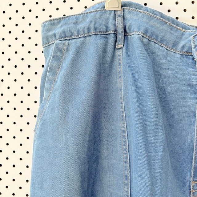 BOOHOO / blue cargo jeans / Size 24 (3926756822639484178)