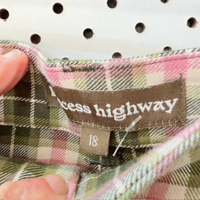PRINCESS HIGHWAY / plaid patterned wide-leg pants / 18 (3926756832271548050)