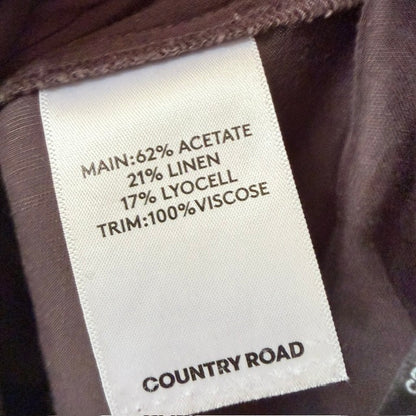COUNTRY ROAD / slinky black wide-leg pull-on pants / 10 (3926756878238204350)