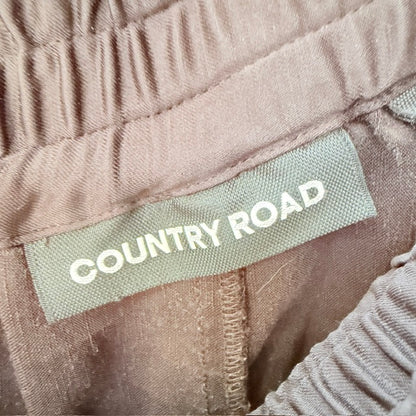 COUNTRY ROAD / slinky black wide-leg pull-on pants / 10 (3926756884062732412)