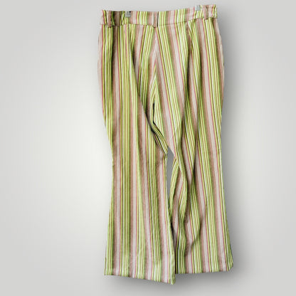 DANGERFIELD / 'homily' striped corduroy flare trousers / 16 (3926756972389177206)
