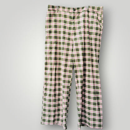 PRINCESS HIGHWAY / plaid patterned wide-leg pants / 18 (3926756974349141232)