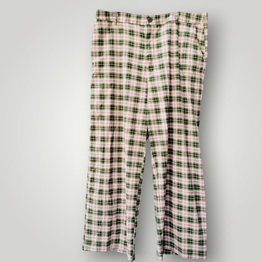 PRINCESS HIGHWAY / plaid patterned wide-leg pants / 18 (3926756974349141232)