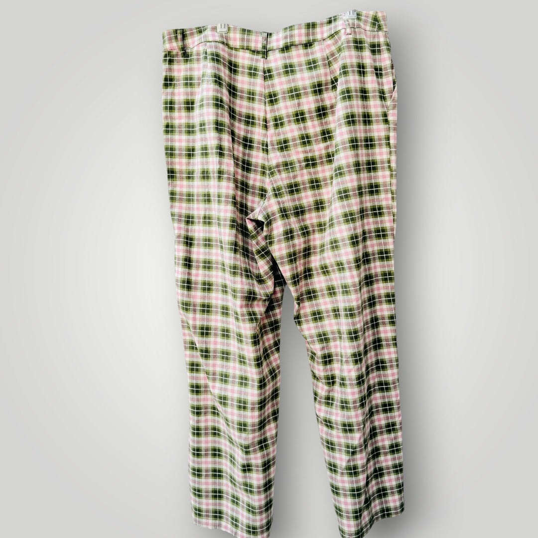 PRINCESS HIGHWAY / plaid patterned wide-leg pants / 18 (3926756976292246573)