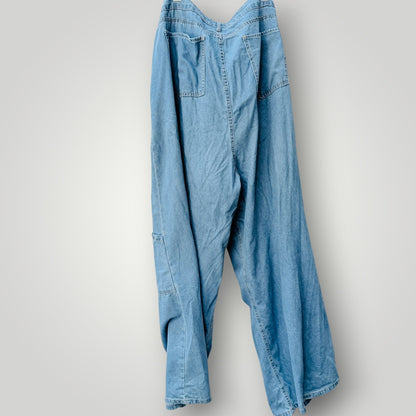 BOOHOO / blue cargo jeans / Size 24 (3926756980144382126)