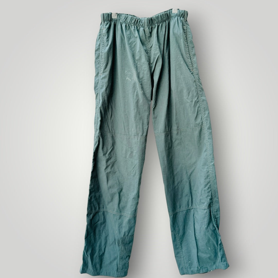 1990s nz vintage / EARTH SEA SKY / nylon canvas outdoor pants / XL (3926756986308535482)