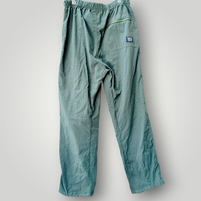 1990s nz vintage / EARTH SEA SKY / nylon canvas outdoor pants / XL (3926756988020462308)