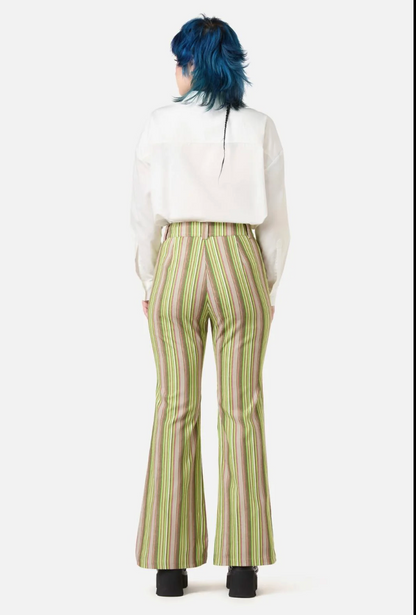 DANGERFIELD / 'homily' striped corduroy flare trousers / 16 (3926761622931895175)