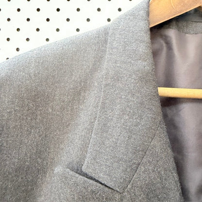 1990s vintage / JONATHAN ADAMS / brown wool double-breasted suit / L (3926828210597889196)