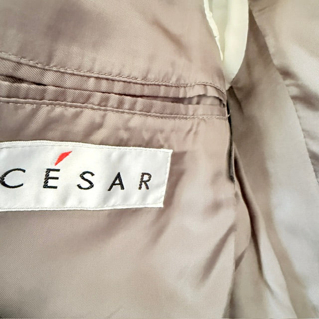 1980s vintage / MARK RICHARD CESAR / pure wool tailored blazer / s/m (3926828246361255843)