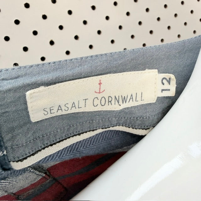 SEASALT CORNWALL / Folly Cove striped tunic dress / 12 (3927024466565869930)