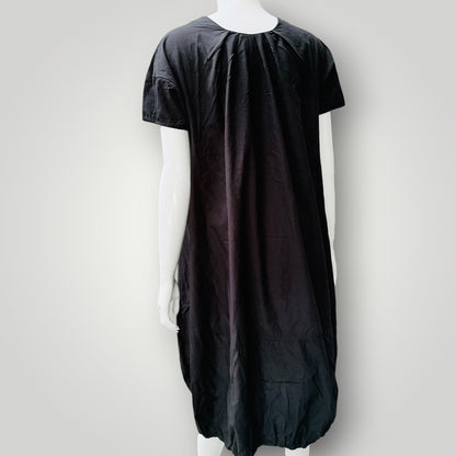 LOVE BONITO / black balloon hem midi dress / S (3927024723775659395)