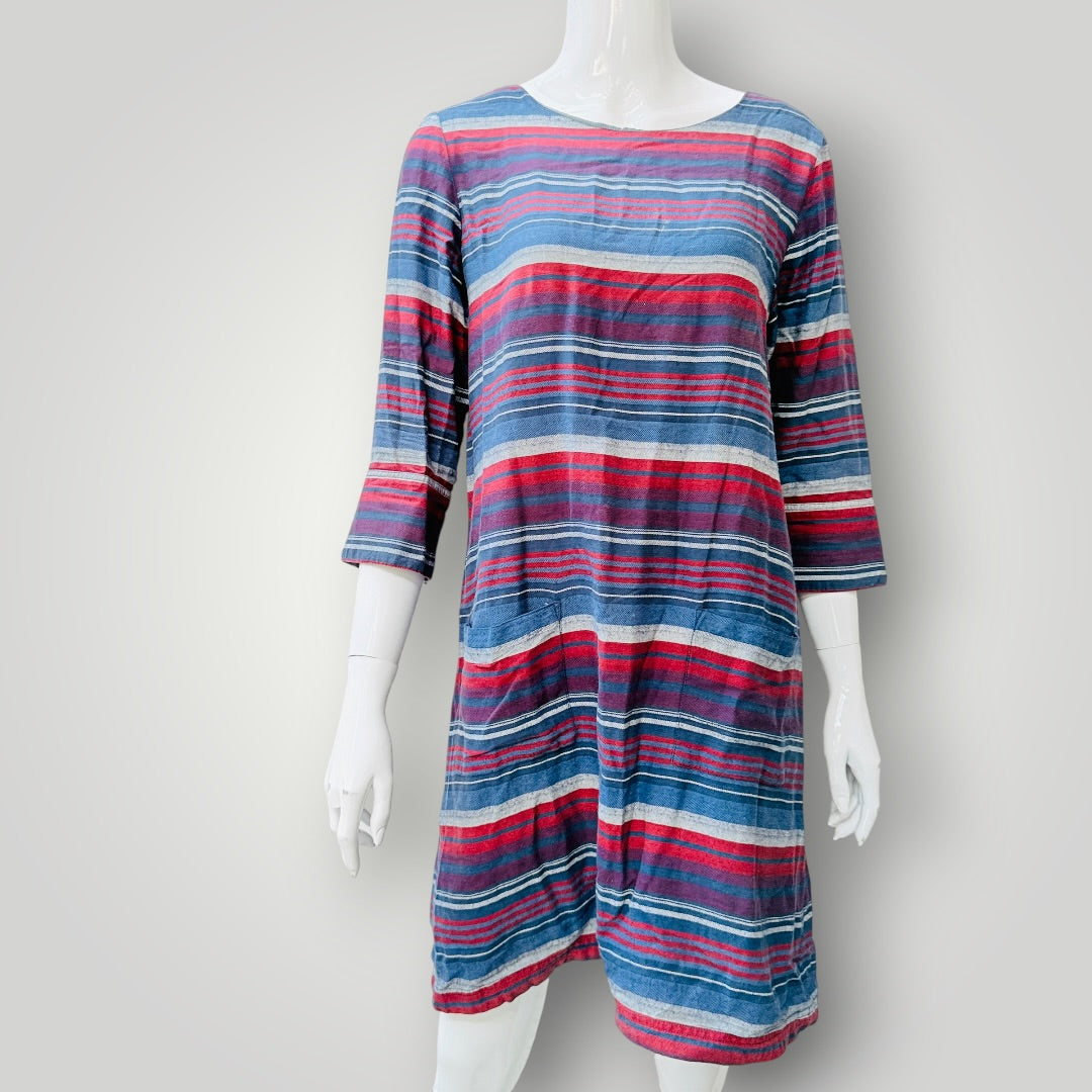 SEASALT CORNWALL / Folly Cove striped tunic dress / 12 (3927024740434543547)