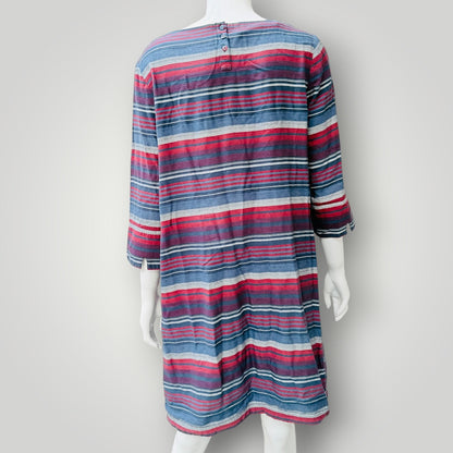 SEASALT CORNWALL / Folly Cove striped tunic dress / 12 (3927024742478885439)