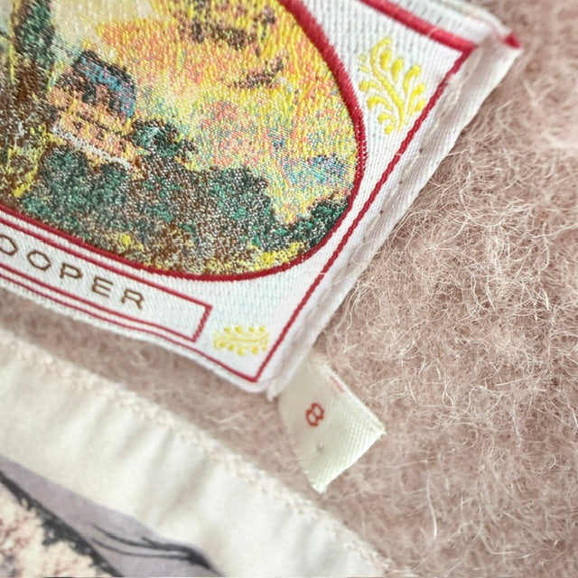 TRELISE COOPER / Bearberry Eager Beaver / blush pink wool-alpaca coat / 8 (3927364269510253843)