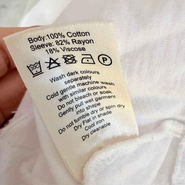 ELK / white shaped cotton tee / 8 (3927449452472631930)