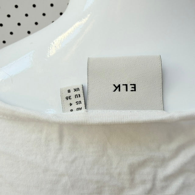ELK / white shaped cotton tee / 8 (3927449459749387277)