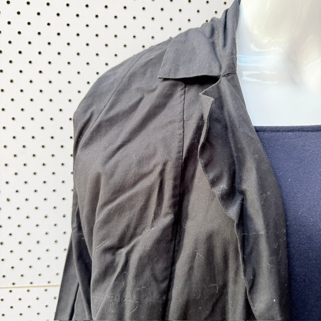 KOWTOW / black organic cotton long utility coat / S (3927449610821658677)