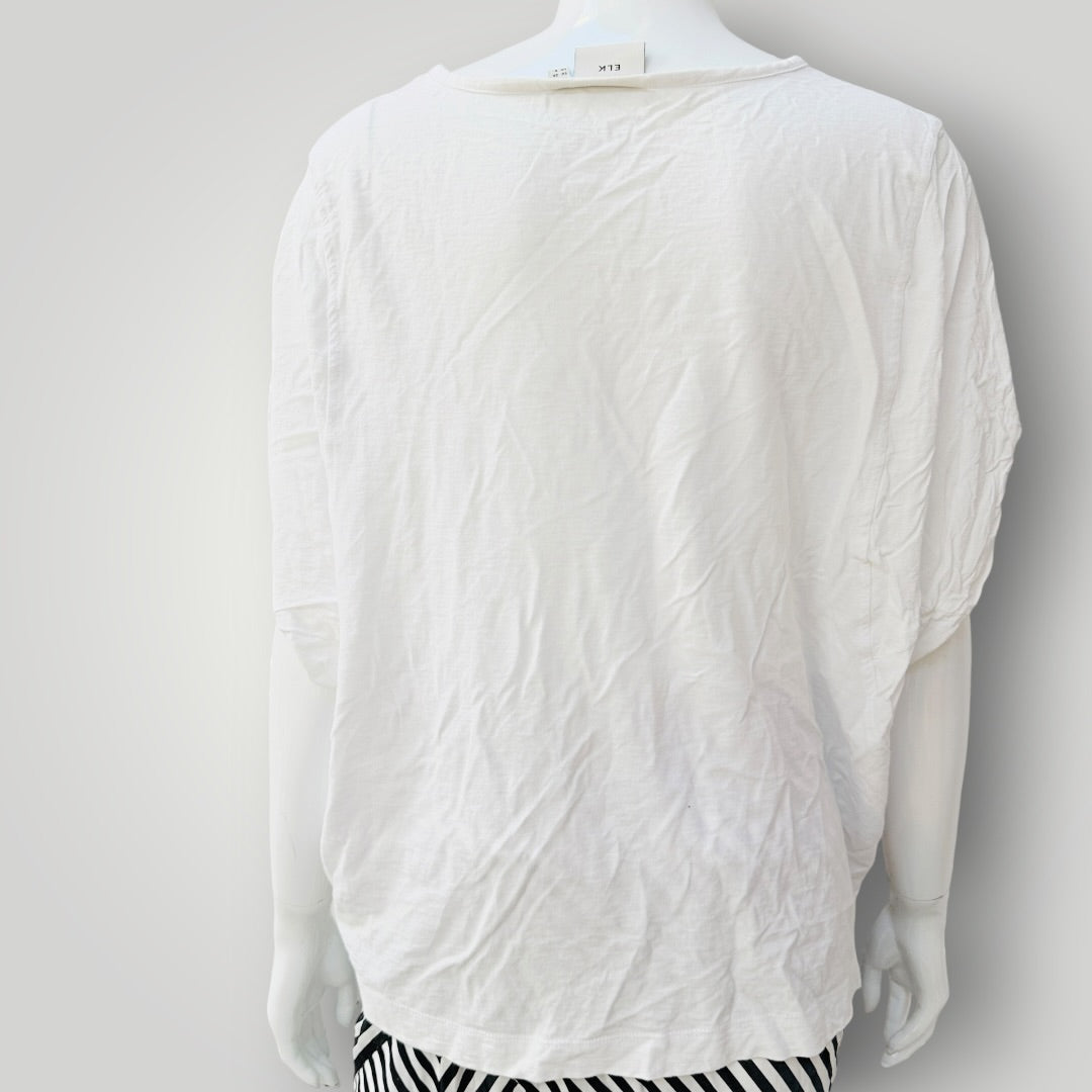 ELK / white shaped cotton tee / 8 (3927449870338346174)