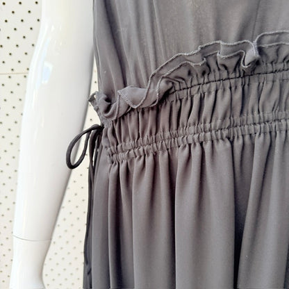 RUBY / semi heer plunge midi dress / 10 (3927693541341314689)