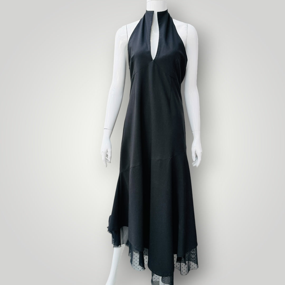 Y2k vintage / maxi dress / made in nz / s (3927694207329533929)
