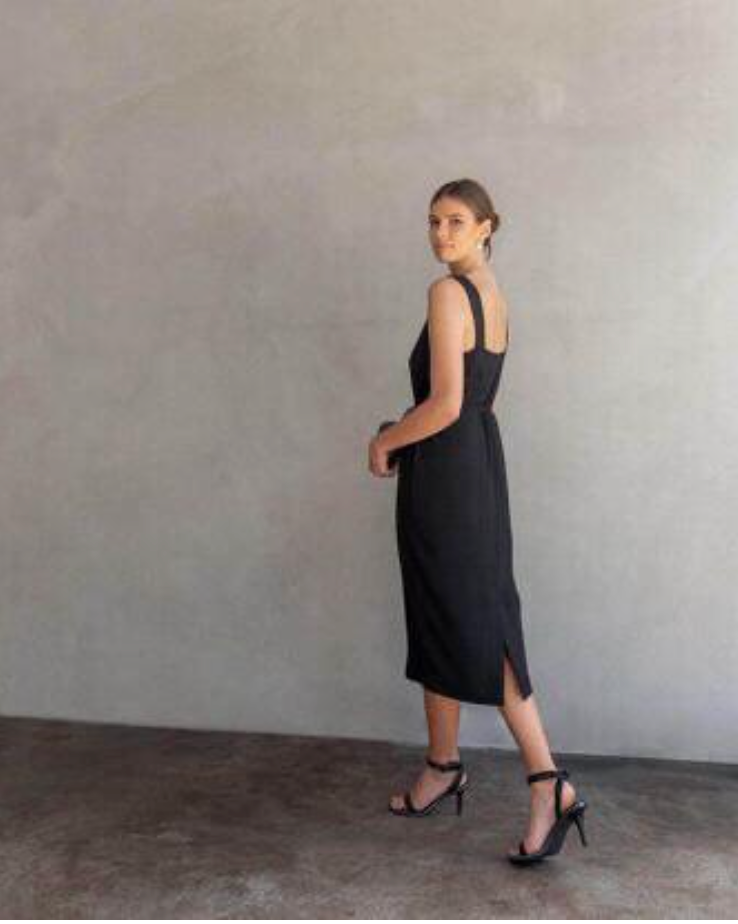 MOOCHI / bound dress / 10 / made in nz (3927962613740048197)
