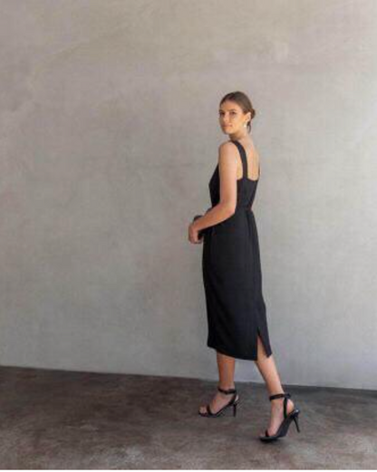 MOOCHI / bound dress / 10 / made in nz (3927962613740048197)