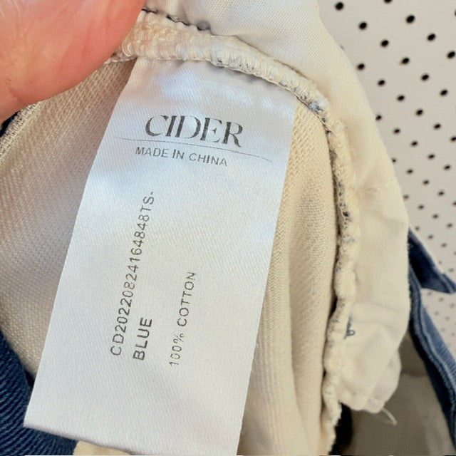 CIDER / everyday illusion  print wide leg jeans / XL (3927971015863854397)