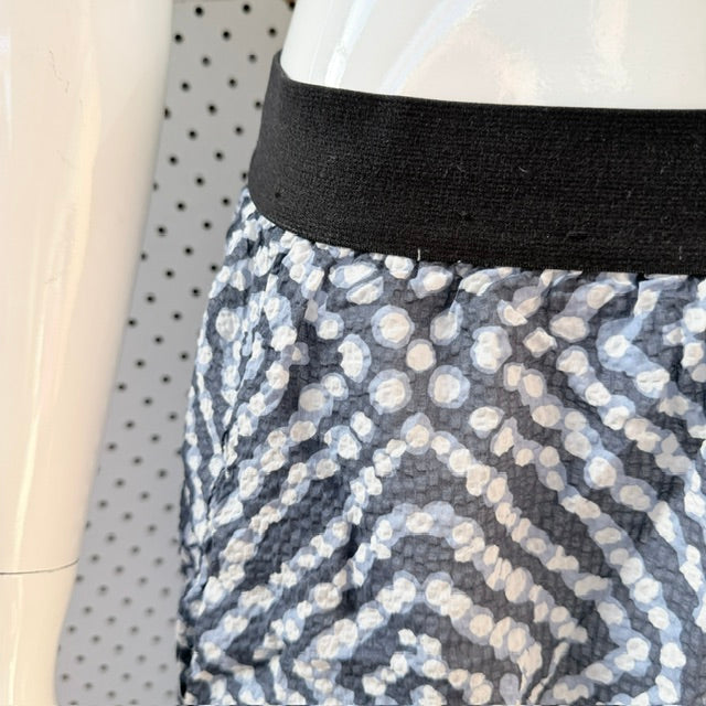 Siren - Geometric Printed Bubble Skirt - Size 12 (3927971098958467457)